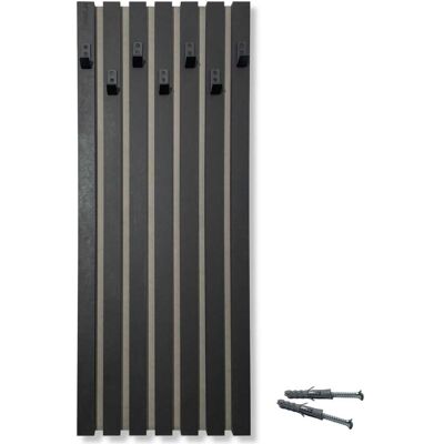 OEM Gruccia Appendiabiti In Legno Lamele 98cm Modulo 40cm Nero OEM Gruccia Appendiabiti In Legno Lamele 98cm Modulo 40cm Nero