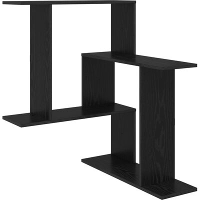 VIDAXL Scaffale Da Parete Rovere Nero 67 X 67 X 87 Cm VIDAXL Scaffale Da Parete Rovere Nero 67 X 67 X 87 Cm
