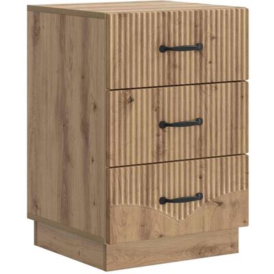 VIDAXL Armadio Da Notte Rovere Artigianale 43 X 41 X 63,5 Cm VIDAXL Armadio Da Notte Rovere Artigianale 43 X 41 X 63,5 Cm