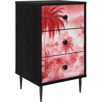 VIDAXL Armadio Da Notte Aachen Rovere Nero 36 X 33 X 61 Cm VIDAXL Armadio Da Notte Aachen Rovere Nero 36 X 33 X 61 Cm