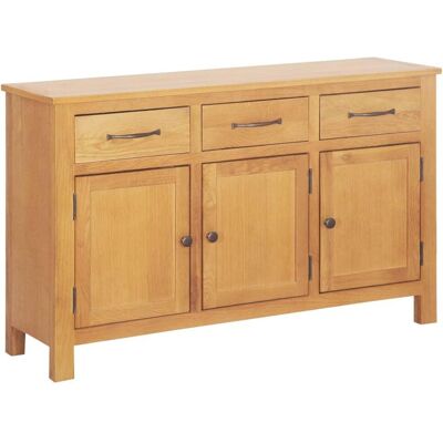 HELLOSHOP26 Buffet Credenza Mobiletto Consolle Mobile Contenitore 112 Cm Legno Massello Di Rovere 4402269 HELLOSHOP26 Buffet Credenza Mobiletto Consolle Mobile Contenitore 112 Cm Legno Massello Di Rovere 4402269