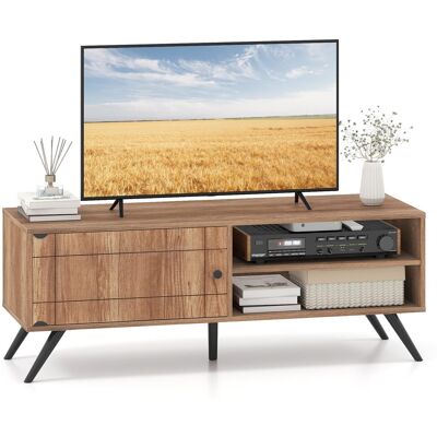 COSTWAY Mobile Tv 55 Pollici Televisore Tavolino Mobiletto Supporto Armadietto Stand Porta Soggiorno Salotto Camera Letto Sala Basso Terra Piedini Ante Scompa COSTWAY Mobile Tv 55 Pollici Televisore Tavolino Mobiletto Supporto Armadietto Stand Porta Soggiorno Salotto Camera Letto Sala Basso Terra Piedini Ante Scompa