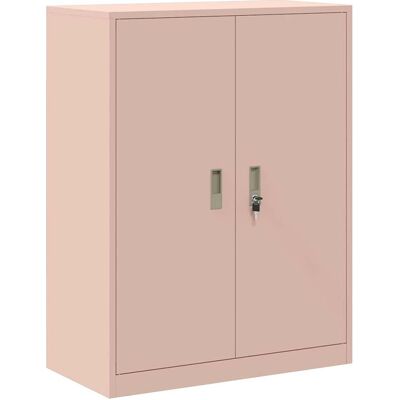 HELLOSHOP26 Armadio Di Archiviazione Moderno Con Ante Bloccabili E Grande Capacità Ufficio 80 X 40 X 105 Cm In Acciaio Laminato A Freddo Rosa 020054840 HELLOSHOP26 Armadio Di Archiviazione Moderno Con Ante Bloccabili E Grande Capacità Ufficio 80 X 40 X 105 Cm In Acciaio Laminato A Freddo Rosa 020054840
