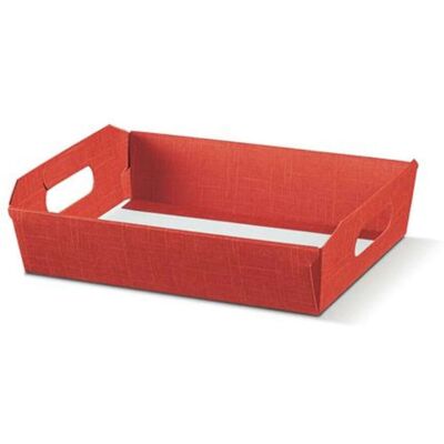 SCOTTON Cesto 350x260x70 Seta Rosso 13627 X1 SCOTTON Cesto 350x260x70 Seta Rosso 13627 X1