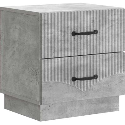 MAISON EXCLUSIVE - Armadio Da Notte Grigio Cemento 43 X 34,5 X 44,5 Cm MAISON EXCLUSIVE - Armadio Da Notte Grigio Cemento 43 X 34,5 X 44,5 Cm