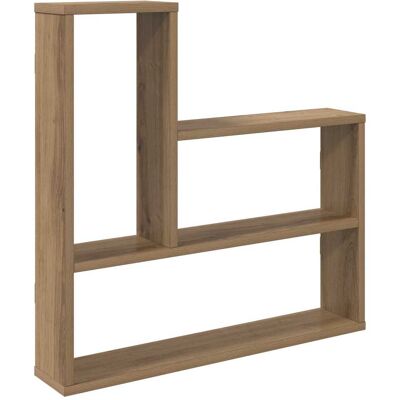 VIDAXL Scaffale Da Parete Rovere Artigianale 60 X 11 X 60 Cm VIDAXL Scaffale Da Parete Rovere Artigianale 60 X 11 X 60 Cm