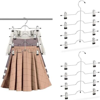 OEM 3 Grucce Per Pantaloni In Metallo - Pieghevoli - Multistrato OEM 3 Grucce Per Pantaloni In Metallo - Pieghevoli - Multistrato