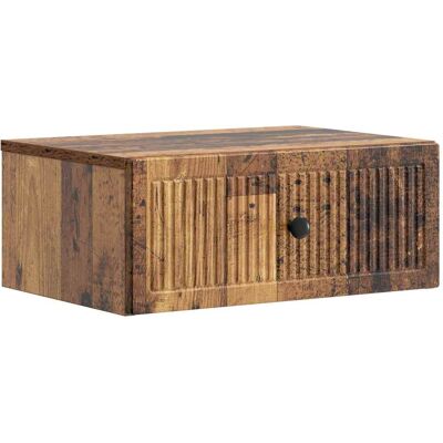 VIDAXL Armadio Da Notte Con Cassetto Legno Antico 49 X 34,5 X 20 Cm VIDAXL Armadio Da Notte Con Cassetto Legno Antico 49 X 34,5 X 20 Cm