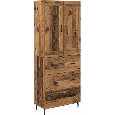 MAISON EXCLUSIVE - Credenza 2 Pz Legno Vecchio 69,5 X 34 X 180 Cm MAISON EXCLUSIVE - Credenza 2 Pz Legno Vecchio 69,5 X 34 X 180 Cm