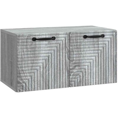 VIDAXL Mobile Porta Tv Da Muro Grigio Sonoma 59,5 X 31 X 30 Cm VIDAXL Mobile Porta Tv Da Muro Grigio Sonoma 59,5 X 31 X 30 Cm