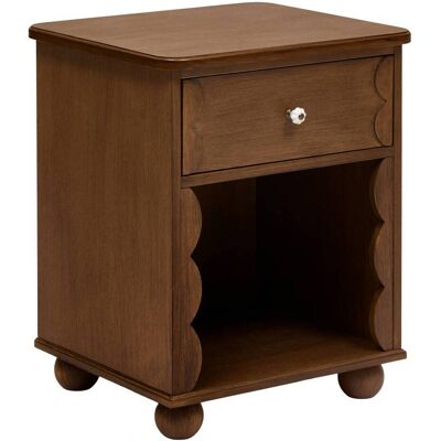 ATMOSPHERA Comodino Mona Con 1 Cassetto, 40x44,5 Cm, Marrone - Créateur D'Intérieur ATMOSPHERA Comodino Mona Con 1 Cassetto, 40x44,5 Cm, Marrone - Créateur D'Intérieur