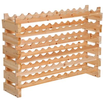 MAURY'S Cantinetta Portabottiglie In Legno Di Pino Con 6 Ripiani 114x28x80 Cm MAURY'S Cantinetta Portabottiglie In Legno Di Pino Con 6 Ripiani 114x28x80 Cm