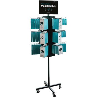 NORTHIX Champion Scaffale Da Negozio Con Piano Girevole In Metallo 1350 Mm NORTHIX Champion Scaffale Da Negozio Con Piano Girevole In Metallo 1350 Mm