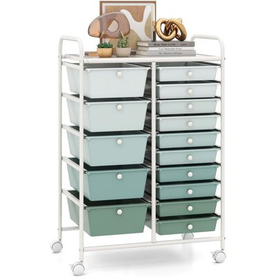 COSTWAY Carrello Organizzatore Con Cassetti Cassettiera Portaoggetti In Plastica Mobile Con Ruote Bloccanti Carrello Di Stoccaggio Scaffale Contenitore Multiu COSTWAY Carrello Organizzatore Con Cassetti Cassettiera Portaoggetti In Plastica Mobile Con Ruote Bloccanti Carrello Di Stoccaggio Scaffale Contenitore Multiu