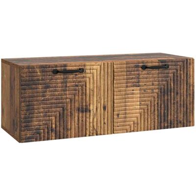 VIDAXL Mobile Porta Tv Da Muro Legno Antico 78,5 X 31 X 30 Cm VIDAXL Mobile Porta Tv Da Muro Legno Antico 78,5 X 31 X 30 Cm