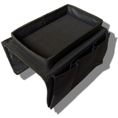 OEM Organizzatore Per Bracciolo, Ripiano Portaoggetti Per Divano, Vassoio Multi-scomparto Per Cellulare, Riviste, Snack, Occhiali, Telecomando, Tablet, Tazza (nero)-crezuo OEM Organizzatore Per Bracciolo, Ripiano Portaoggetti Per Divano, Vassoio Multi-scomparto Per Cellulare, Riviste, Snack, Occhiali, Telecomando, Tablet, Tazza (nero)-crezuo