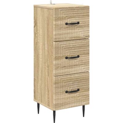 VIDAXL Mobile Con Cassetti Rovere Sonoma 33 X 34,5 X 89,5 Cm VIDAXL Mobile Con Cassetti Rovere Sonoma 33 X 34,5 X 89,5 Cm