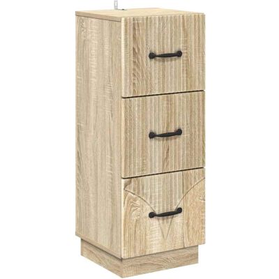 VIDAXL Mobile Con Cassetti Rovere Sonoma 33 X 34,5 X 87 Cm VIDAXL Mobile Con Cassetti Rovere Sonoma 33 X 34,5 X 87 Cm