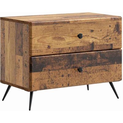 VIDAXL Armadio Da Notte Con Cassetto Legno Antico 62 X 34,5 X 47,5 Cm VIDAXL Armadio Da Notte Con Cassetto Legno Antico 62 X 34,5 X 47,5 Cm