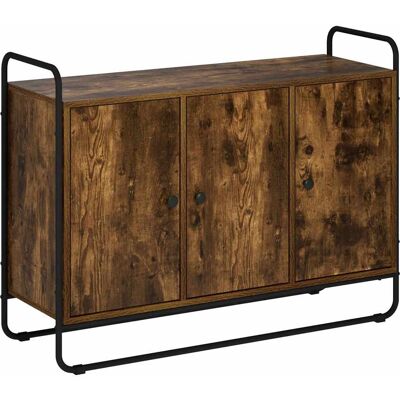 VIDAXL Credenza Rovere Fumo 102 X 35 X 75 Cm Legno Ingegnerizzato VIDAXL Credenza Rovere Fumo 102 X 35 X 75 Cm Legno Ingegnerizzato