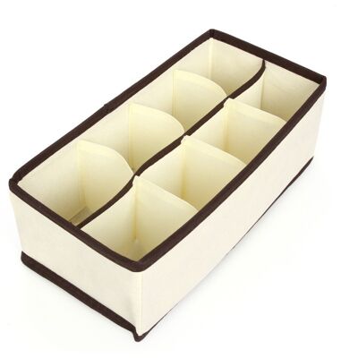 OEM Organizzatore Per Cassetti Pieghevole, Divisorio Resistente, Scatola Portaoggetti, Porta Reggiseni, Biancheria Intima, Calzini (8 Scomparti) OEM Organizzatore Per Cassetti Pieghevole, Divisorio Resistente, Scatola Portaoggetti, Porta Reggiseni, Biancheria Intima, Calzini (8 Scomparti)