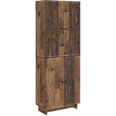 VIDAXL Set Di Armadi 2 Pz Legno Antico Legno Ingegnerizzato VIDAXL Set Di Armadi 2 Pz Legno Antico Legno Ingegnerizzato