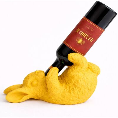 OEM Portabottiglie A Forma Di Coniglio Giallo, Decorazione Da Tavolo 3d OEM Portabottiglie A Forma Di Coniglio Giallo, Decorazione Da Tavolo 3d