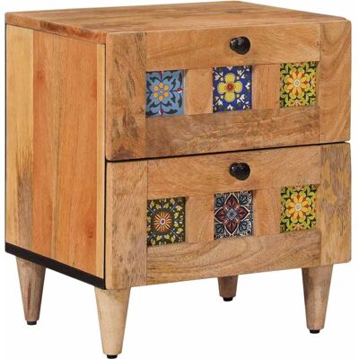 VIDAXL Armadio Da Notte Con Cassetto Naturale 40 X 33,5 X 46 Cm VIDAXL Armadio Da Notte Con Cassetto Naturale 40 X 33,5 X 46 Cm