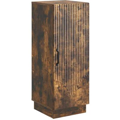 VIDAXL Credenza Rovere Fumo 33 X 34,5 X 87 Cm Legno VIDAXL Credenza Rovere Fumo 33 X 34,5 X 87 Cm Legno