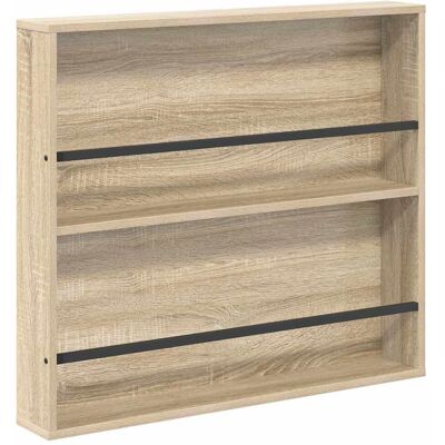 VIDAXL Scaffale Per Riviste Rovere Sonoma 80 X 12 X 70 Cm VIDAXL Scaffale Per Riviste Rovere Sonoma 80 X 12 X 70 Cm