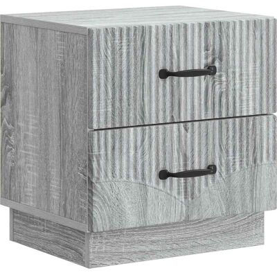 MAISON EXCLUSIVE - Armadio Da Notte Con Cassetto Grigio Sonoma 43 X 34,5 X 44,5 Cm MAISON EXCLUSIVE - Armadio Da Notte Con Cassetto Grigio Sonoma 43 X 34,5 X 44,5 Cm