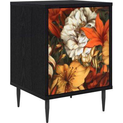VIDAXL Armadio Da Notte Gennep Rovere Nero 36 X 33 X 51 Cm VIDAXL Armadio Da Notte Gennep Rovere Nero 36 X 33 X 51 Cm