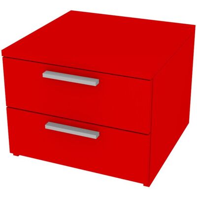MOBILFINO CAMERETTE Cassettiera Colorata Per Cameretta - 2 Cassetti Con Chiusura Rallentata - Rosso MOBILFINO CAMERETTE Cassettiera Colorata Per Cameretta - 2 Cassetti Con Chiusura Rallentata - Rosso