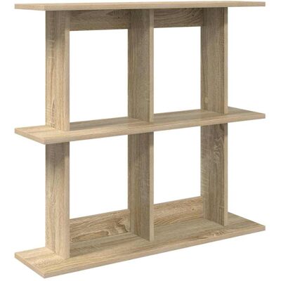 VIDAXL Scaffale Da Parete A Parete Rovere Sonoma 100 X 20 X 75 Cm VIDAXL Scaffale Da Parete A Parete Rovere Sonoma 100 X 20 X 75 Cm