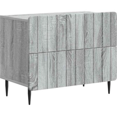 VIDAXL Armadio Da Notte Con Cassetto Grigio Sonoma 62 X 34,5 X 49,5 Cm VIDAXL Armadio Da Notte Con Cassetto Grigio Sonoma 62 X 34,5 X 49,5 Cm