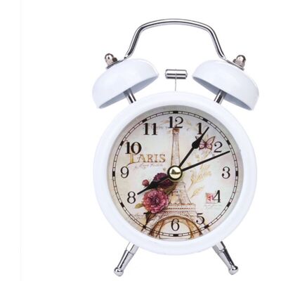 OEM Sveglia Da Camera Da Letto, Classica, Sveglia Al Quarzo Retrò Ultra Silenziosa In Metallo Con Retroilluminazione Per Scrivania, Armadio, Comodino, Viaggio - Crezuo OEM Sveglia Da Camera Da Letto, Classica, Sveglia Al Quarzo Retrò Ultra Silenziosa In Metallo Con Retroilluminazione Per Scrivania, Armadio, Comodino, Viaggio - Crezuo