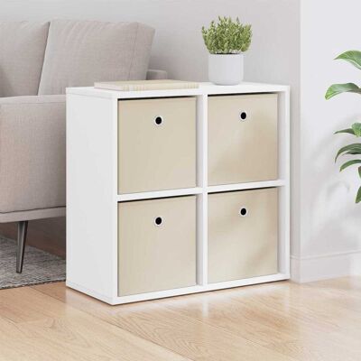 VIDAXL Credenza Con Cassetto Bianco 59,5 X 27 X 57 Cm VIDAXL Credenza Con Cassetto Bianco 59,5 X 27 X 57 Cm