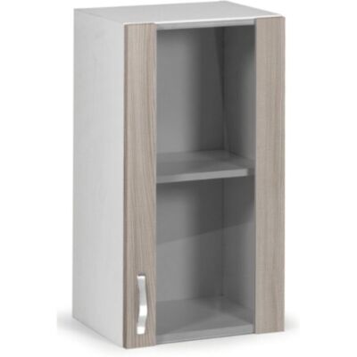 Iperbriko Pensile da Cucina con Porta in Vetro Olmo 40x32x72cm Iperbriko Pensile da Cucina con Porta in Vetro Olmo 40x32x72cm