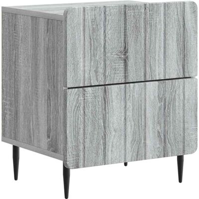 VIDAXL Armadio Da Notte Con Cassetto Grigio Sonoma 43 X 34,5 X 49,5 Cm VIDAXL Armadio Da Notte Con Cassetto Grigio Sonoma 43 X 34,5 X 49,5 Cm