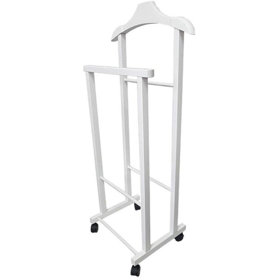 LIBEROSHOPPING Indossatore Appendiabiti Da Camera In Legno Laccato Bianco LIBEROSHOPPING Indossatore Appendiabiti Da Camera In Legno Laccato Bianco