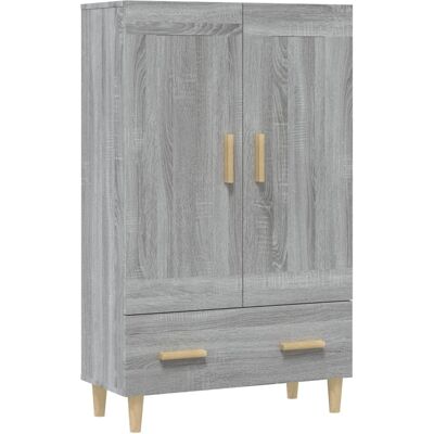 HELLOSHOP26 Credenza Comò Armadio Mobile Portaoggetti Organizzatore Cucina Soggiorno Salotto Sonoma 70 X 31 X 115 Cm Legno Ingegnerizzato Grigio 020036507 HELLOSHOP26 Credenza Comò Armadio Mobile Portaoggetti Organizzatore Cucina Soggiorno Salotto Sonoma 70 X 31 X 115 Cm Legno Ingegnerizzato Grigio 020036507