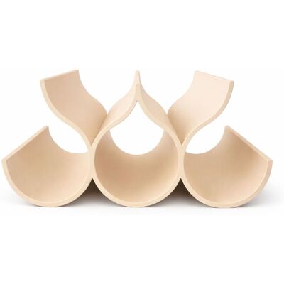 OEM Portabottiglie Beige, 5 Bottiglie, Organizer Per Vino OEM Portabottiglie Beige, 5 Bottiglie, Organizer Per Vino
