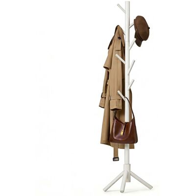 RELAXDAYS Attaccapanni A Piantana Modulare, 8 Ganci, 175 Cm, Ingresso E Ufficio, Pino Bianco RELAXDAYS Attaccapanni A Piantana Modulare, 8 Ganci, 175 Cm, Ingresso E Ufficio, Pino Bianco