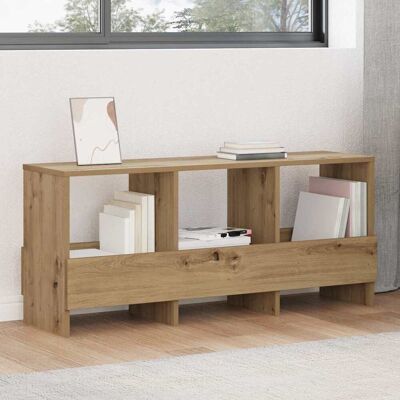 VIDAXL Scaffale Per Riviste Rovere Artigianale 102 X 30 X 45 Cm VIDAXL Scaffale Per Riviste Rovere Artigianale 102 X 30 X 45 Cm