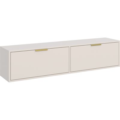 SELSEY Vena – Mobile Porta Tv Sospeso 2 Ante – Cachemire – 140 Cm SELSEY Vena – Mobile Porta Tv Sospeso 2 Ante – Cachemire – 140 Cm