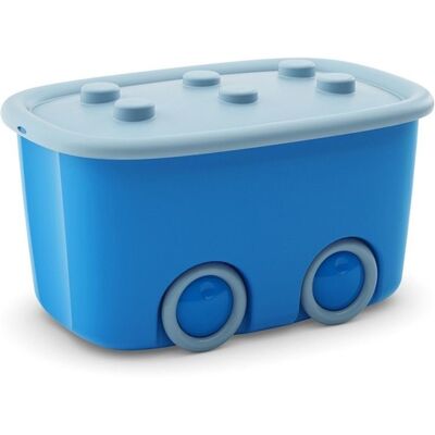 Kis Contenitore Con Ruote Funny Box Blu 58x38x32 Kis Contenitore Con Ruote Funny Box Blu 58x38x32