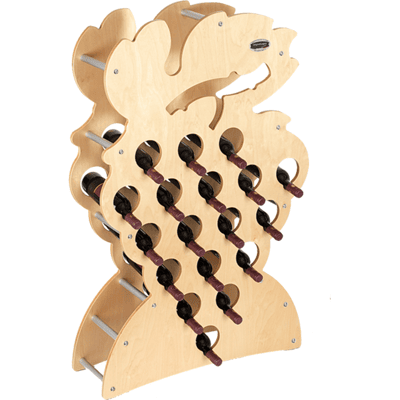 ORIGINAL LEGNO ITALIA Cantinetta Portabottiglie In Legno Scaffale Mobile Per Bottiglie Vino Made In Italy Mod. Grappolo Acero B.18 L75 X P25 X 120h ORIGINAL LEGNO ITALIA Cantinetta Portabottiglie In Legno Scaffale Mobile Per Bottiglie Vino Made In Italy Mod. Grappolo Acero B.18 L75 X P25 X 120h
