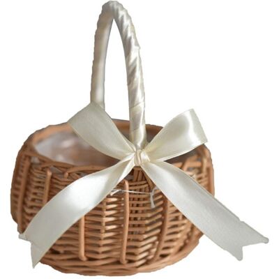 YOTOWN Cesto Di Fiori In Vimini E Rattan, Cesto Rustico Per Fiori Per La Decorazione Di Casa, Matrimoni E Giardino, Cesto Di Fiori Intrecciato A Mano (2). YOTOWN Cesto Di Fiori In Vimini E Rattan, Cesto Rustico Per Fiori Per La Decorazione Di Casa, Matrimoni E Giardino, Cesto Di Fiori Intrecciato A Mano (2).