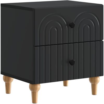 VIDAXL Armadio Da Notte Nero 43 X 34,5 X 48 Cm Legno Ingegnerizzato VIDAXL Armadio Da Notte Nero 43 X 34,5 X 48 Cm Legno Ingegnerizzato