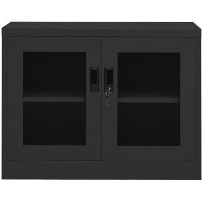 MAISON EXCLUSIVE - Armadio Per Ufficio Antracite 90x40x70 Cm In Acciaio MAISON EXCLUSIVE - Armadio Per Ufficio Antracite 90x40x70 Cm In Acciaio